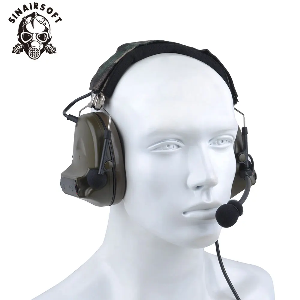 Z tactical Sordin Tactical Airsoft Comtac 041 ZComtac II Гарнитура Стиль шлем шумоподавляющие