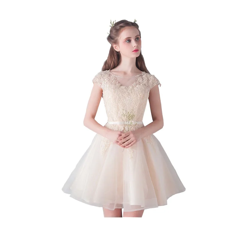 Модное красивое кружевное женское розовое платье цвета шампанского|dress fashion|fashion