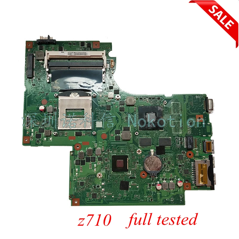 Материнская плата NOKOTION 11S90004565 для ноутбуков lenovo ideapad z710 материнская 2 1 дюйма gt740m