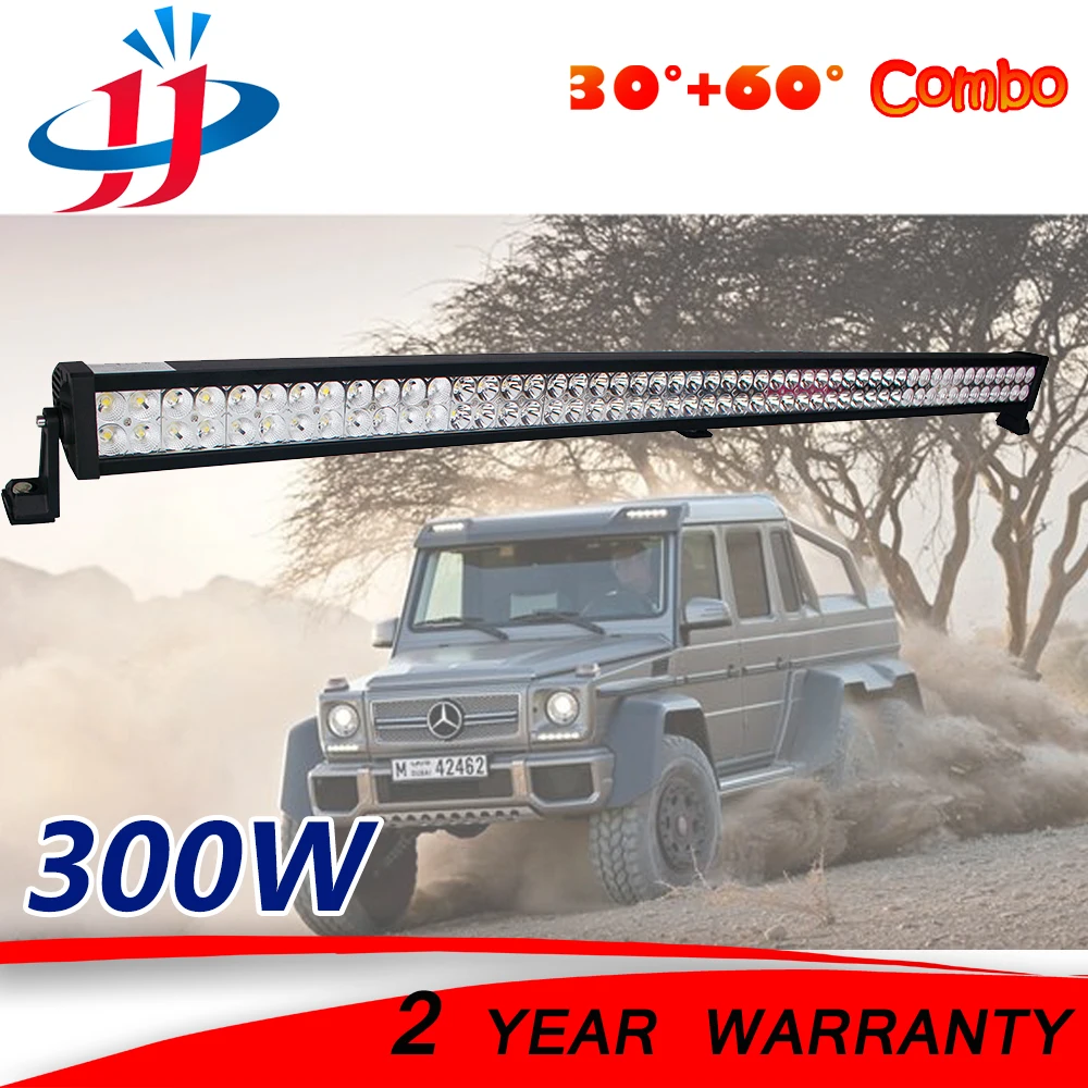 52inch 300W led light bar running lights for cars motorcycle spot and flood combo boat lighting dune buggy SUV ATV UTE 12V 24V | Автомобили