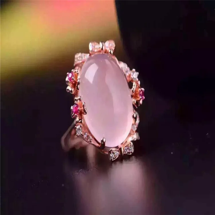KJJEAXCMY boutique jewels S925 Серебряная Инкрустация платина розовое золото hibiscus Кристалл