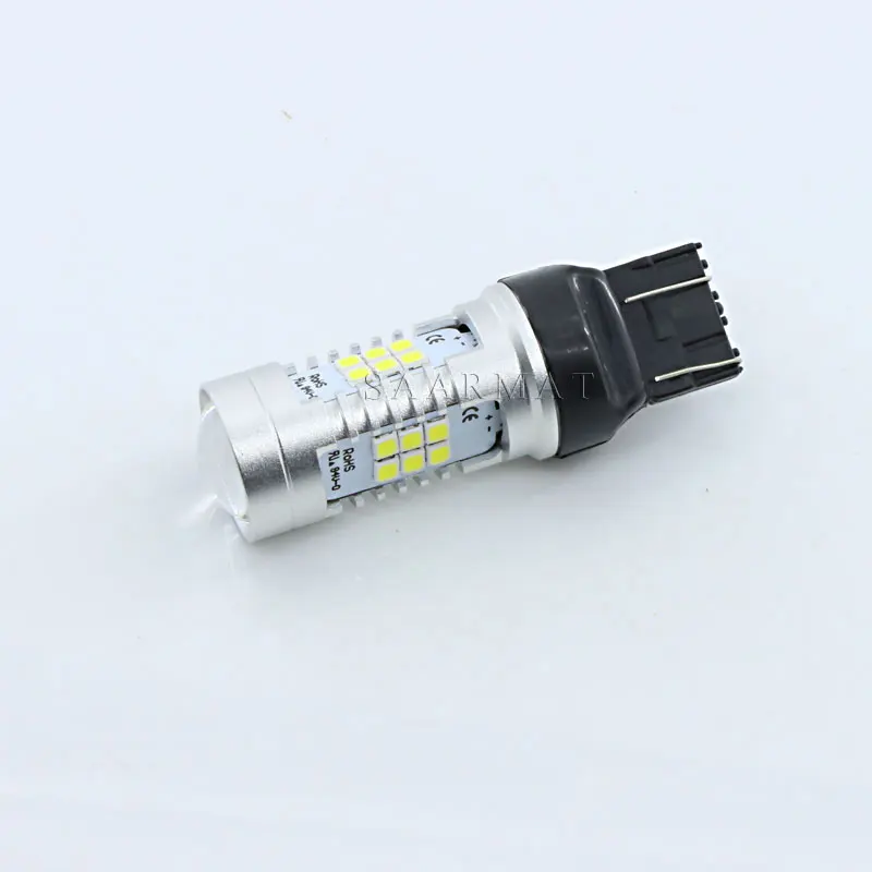 2 шт. светодиодный T20 7443 7440 21-SMD лампа для резервного копирования задний светильник DRL для Honda Accord для Cadillac Escalade для Mazda CX-7 для Toyota