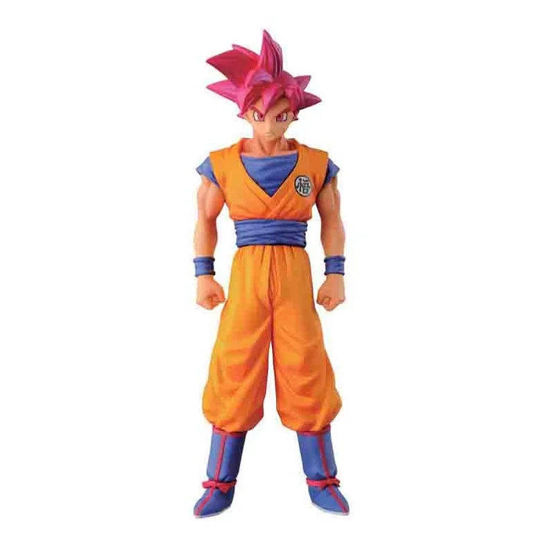 Аниме Драконий жемчуг Z Супер Saiyan красные волосы Сон Гоку ПВХ фигурка игрушка
