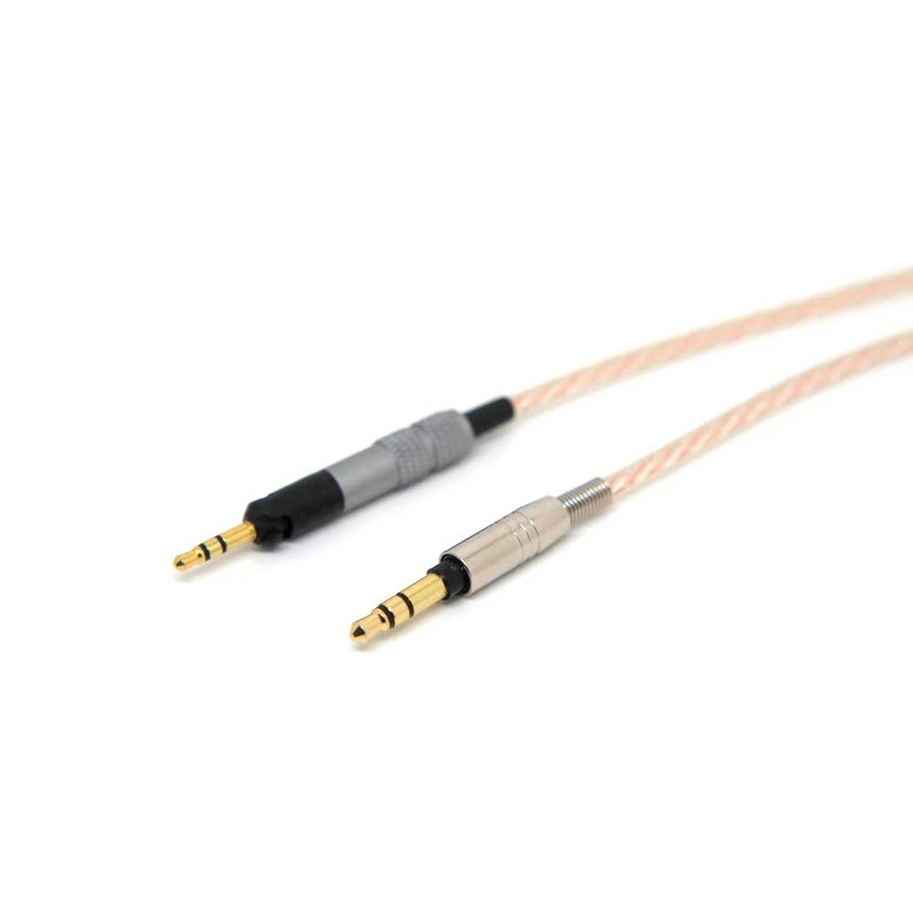 Newst гарнитура Сменный кабель для Sennheiser HD598 HD558 HD518 HD 598 наушники 3 5 мм до 2 стерео Бас