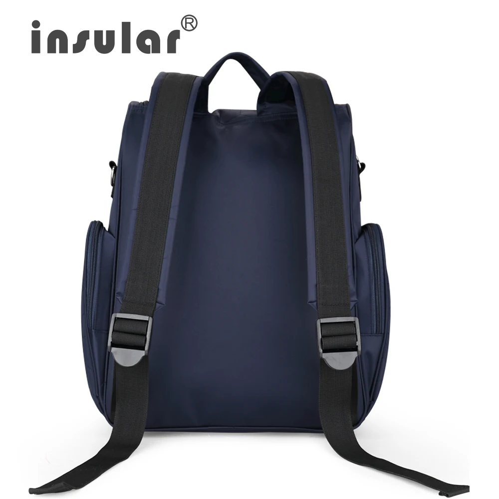 Multi-functional Baby Nappy Bags Mummy Diaper Bag Large Capacity Stroller Pouch Backpack Nursing Navy Blue | Мать и ребенок