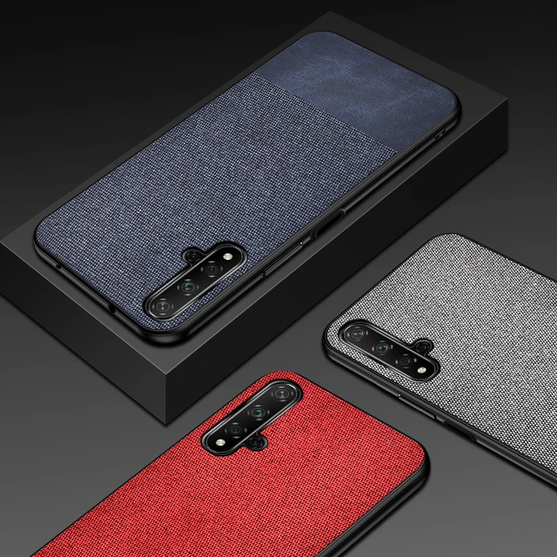 Чехол из хлопковой ткани для huawei Honor 20 Lite Pro 20I Retra, силиконовая ткань, задняя крышка Honor 20 Lite, чехол Honor20 Lite, чехол s 20 Lite