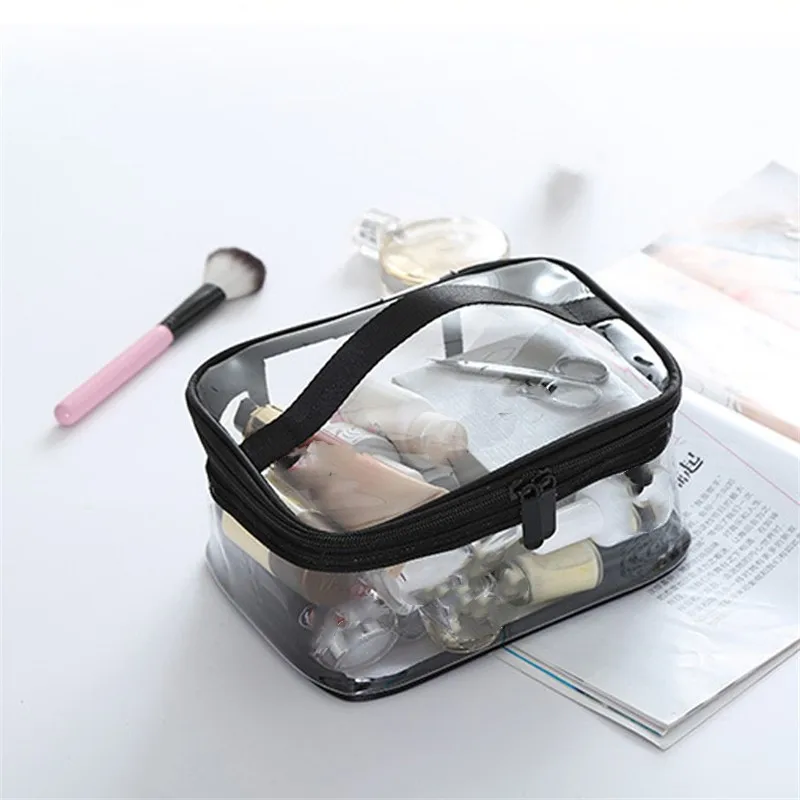 Несессер Для мужчин и женщин косметичка Водонепроницаемый прозрачный
