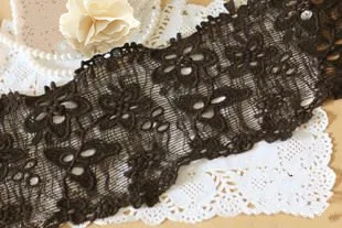 Винтажная хлопковая кружевная отделка белого цвета античное кружево ретро