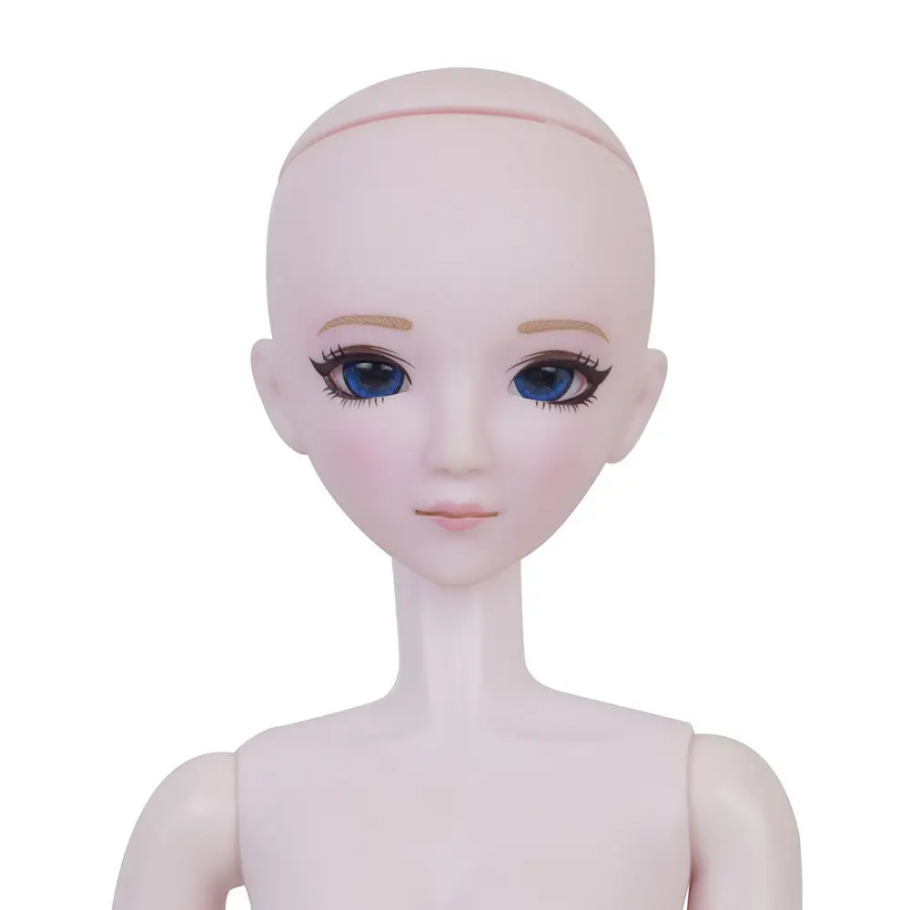 1" 18 дюймов голая кукла 1/4 BJD кукла 45 см 18 дюймов шарнирная игрушка куклы SD+ базовый макияж мягкое тело жесткие руки и подвиги