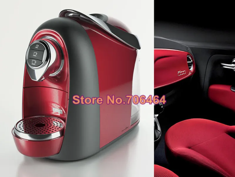 Полностью автоматическая Капсульная кофемашина для кофе эспрессо Красная