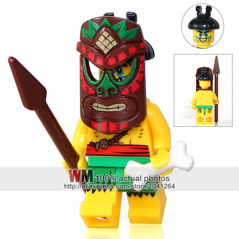 Одиночная XH636 Aborigines ST Seiya Quest строительные блоки кирпичи куклы детские игрушки хобби X0163 Прямая