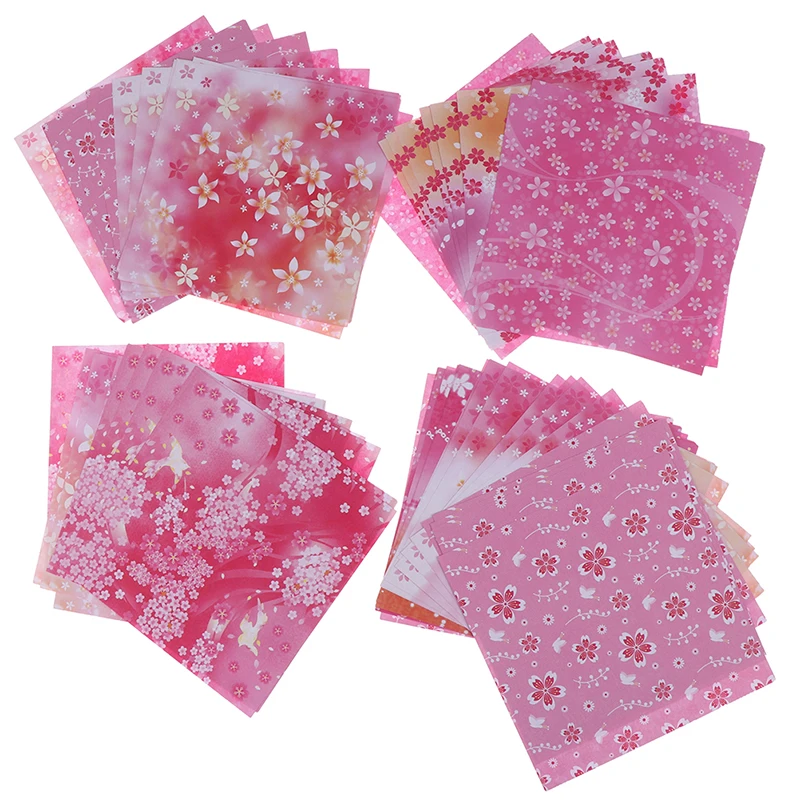 64 шт. двухсторонняя бумага цветущая вишня складная красочная детская ручная