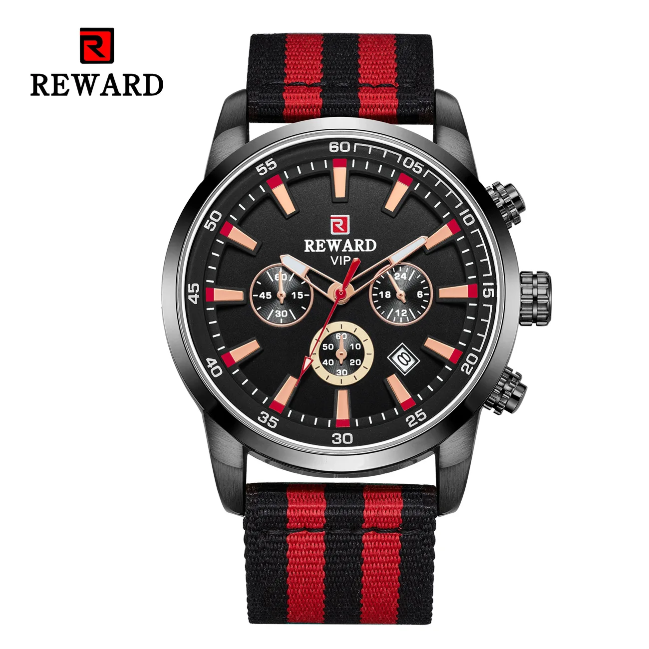 

Mens Watches Top Brand Luxury Sport Watch Mesh Nylon Date Luminous Waterproof Quartz Watch for Men Clock Relogio Masculino