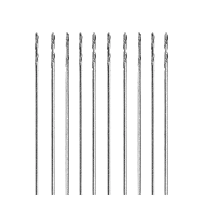 1 Set 10 Pcs 0.5mm Multifunction Tiny Micro HSS Straight Shank Twist Drilling Bits | Drill Bit