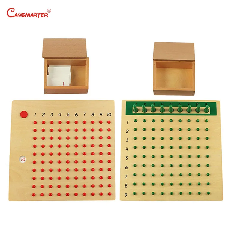 Монтессори материалы математические игрушки умножения Отдел Настольные игры