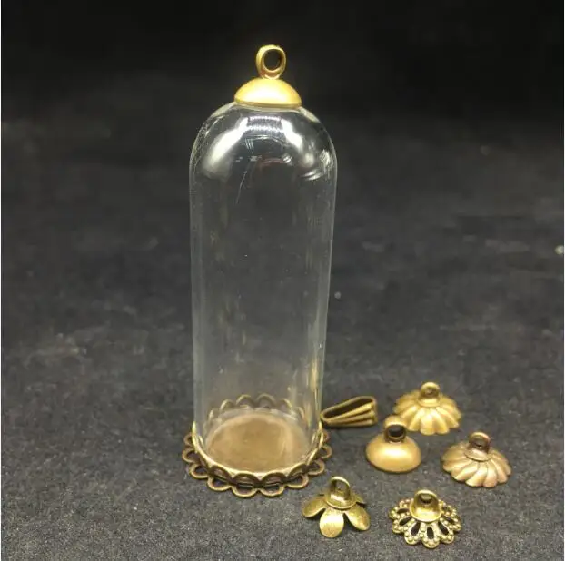 Стеклянные подвески в виде флакона 5 шт./лот 50 мм 18 мм|glass globe|glass vial pendantvial pendant |