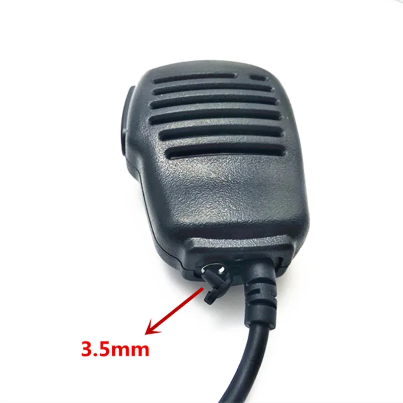 YIDATON 2-контактный плечевой дистанционный динамик микрофон PTT для Kenwood Wouxun Puxing Baofeng