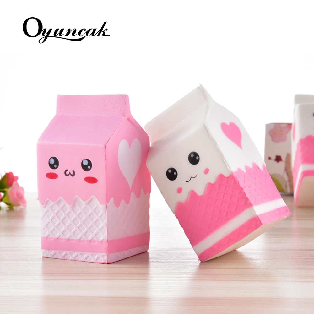 Oyuncak Squishy снятие стресса медленный рост Squishe молоко Новинка и кляп игрушки