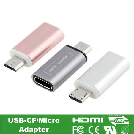 

USB-C Female to Micro USB Male Adapter USB Type-c TO Micro USB Connector , 3A Fast Charging Output