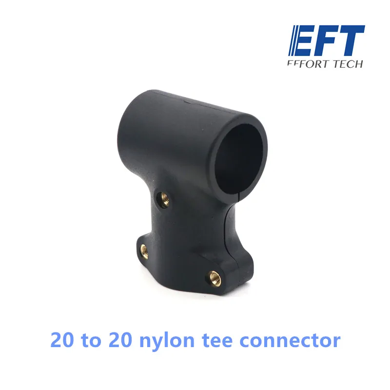 

EFT 20 to 20 nylon tee horizontal and vertical 20 tube tripod fixed connector for DIY Agriculture Plant Drone Accessories