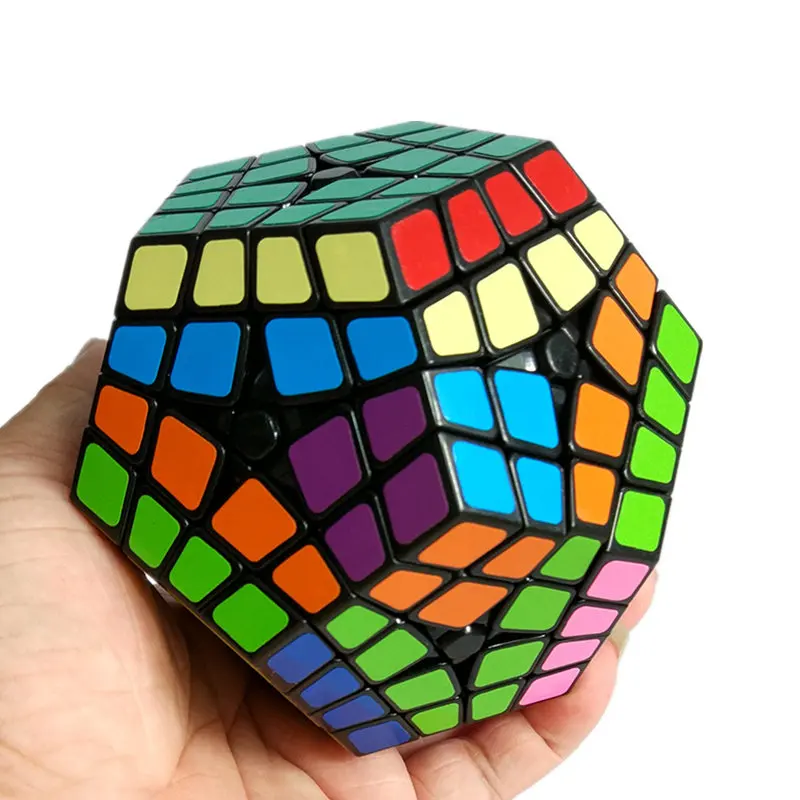 4x4 кубик Megaminx мастер Kilominx черный Скорость Кубик Рубика от Magic Cube Развивающие игрушки Обучающие и развивающие, волшебный куб, игрушка, Прямая поставка