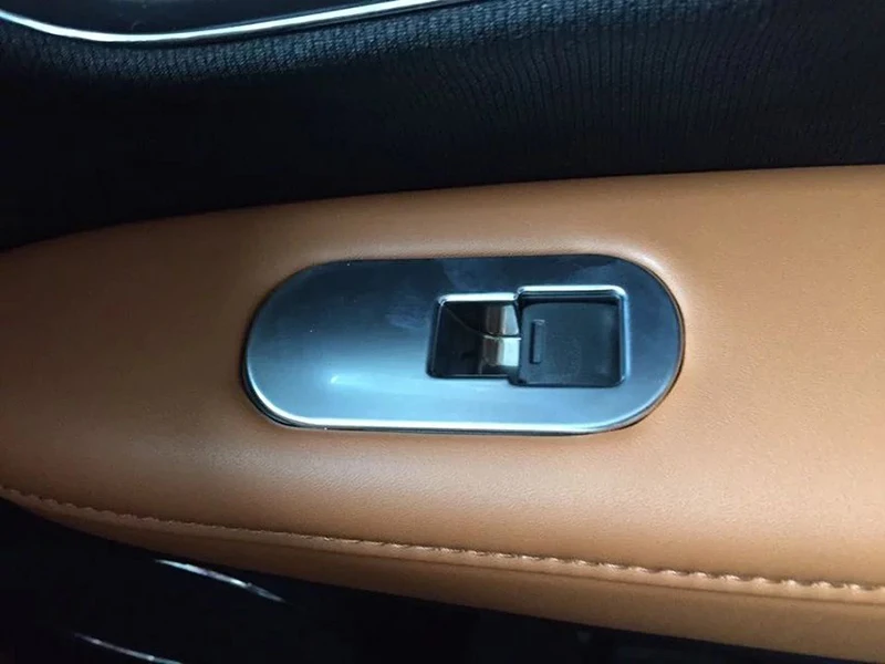 Подходит для HONDA HRV VEZEL HR-V хромированная внутренняя оконная панель Переключатель Крышка отделка рамка стиль гарнир литье