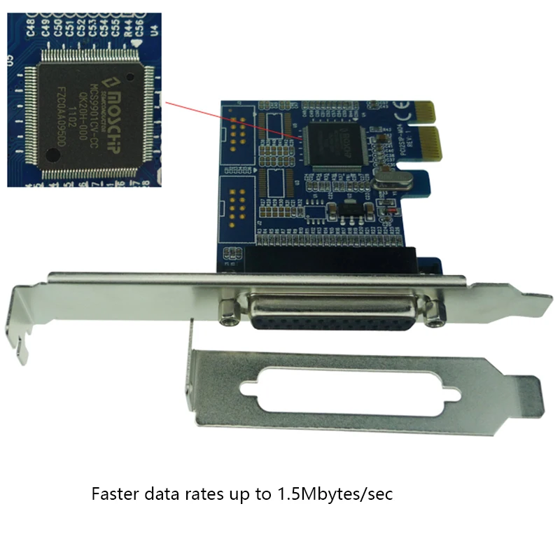 Улучшенная версия PCI E Express параллельная карта DB25 25Pin принтер LPT 1 порт карта|pci express