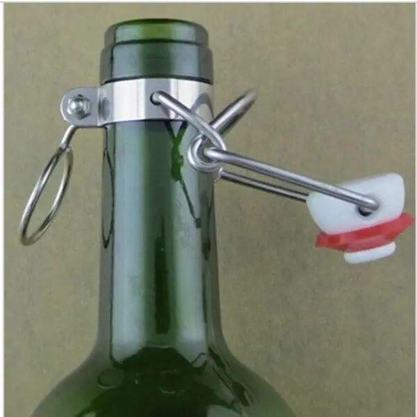12PCS Ez cork Cap Flip Top Stopper Root Beer Bottles Replacement Swing Tops Homebrew Brewing Wine Stoppers