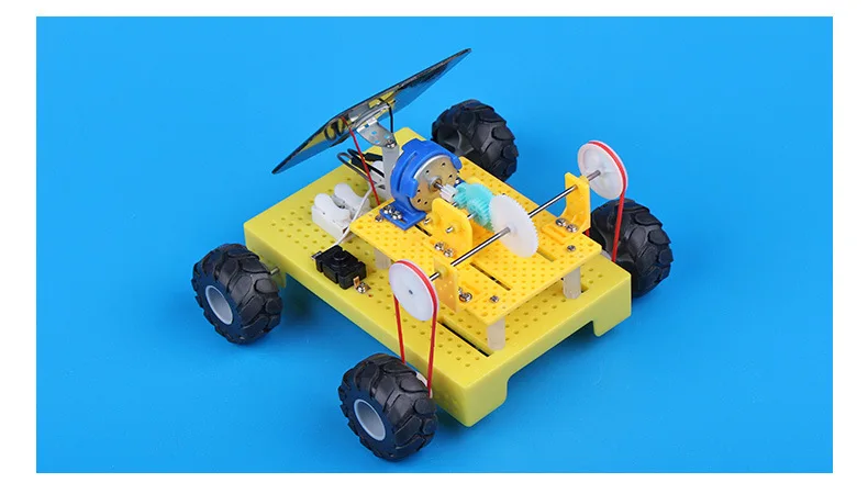 Solar Toy Car Children's Educational Science Experiments on Small Plastics Making by Hand Technology | Игрушки и хобби