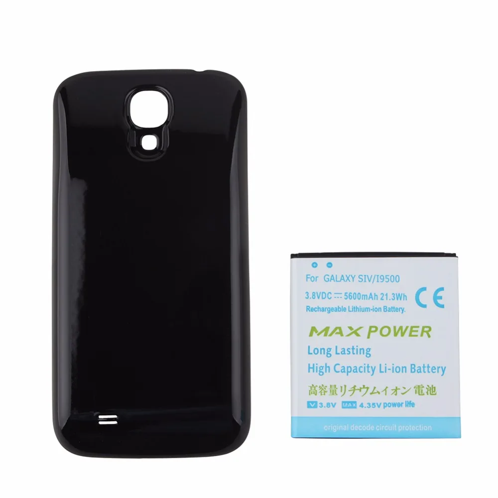 Аккумулятор большой емкости 3 8 в 5600 мАч для Galaxy S4 i9500 аккумулятор + задняя крышка