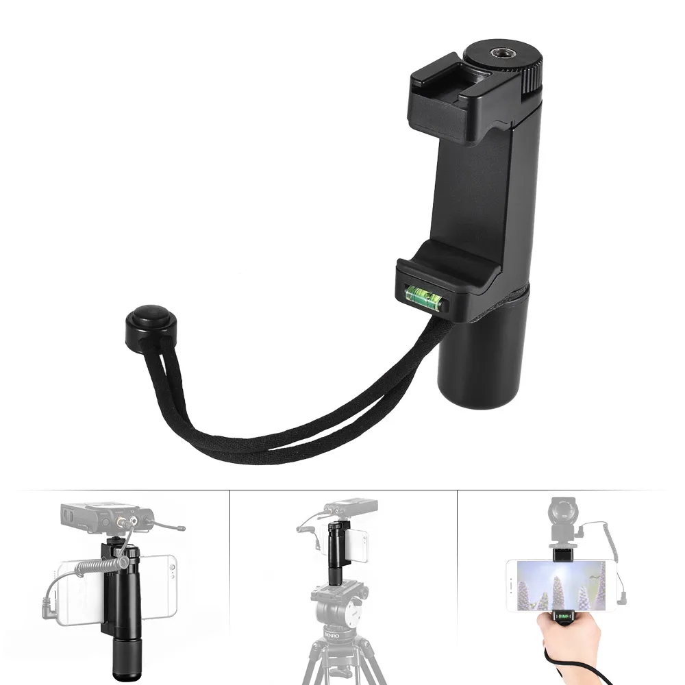 

Регулируемый ручной держатель для телефона для фотосъемки, зажим для смартфона с холодным башмаком для записи видео в реальном времени