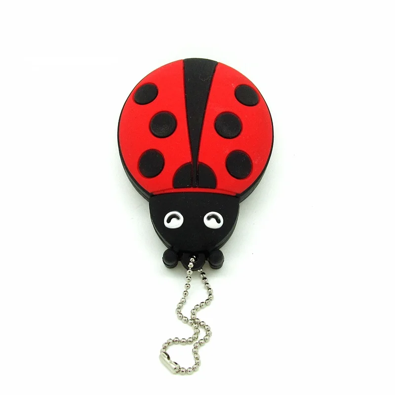 Модная маленькая Подарочная Флешка в виде божьей коровки флеш-накопитель 4 ГБ 8 16
