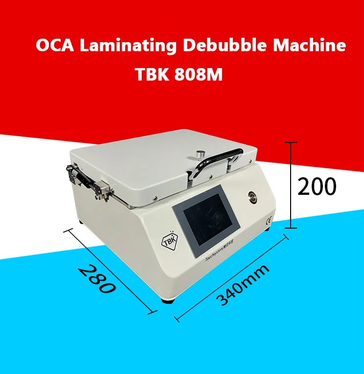 LY TBK 808 м 9 дюймов мини все в одном Автоматическая ОСА вакуумное ламинирование и депузырчатая машина