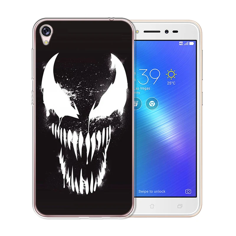 Чехол для телефона Asus Zenfone Live ZB501KL Max 3 4 Pro M1 ZB602KL ZC520KL ZC520TL marvel joker venom deadpool с