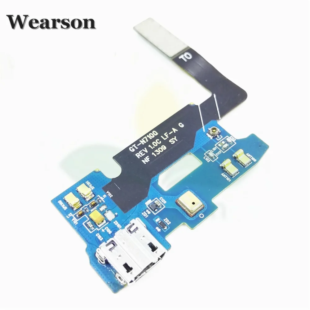 

Для Samsung Galaxy Note 2 Note2 N7100 N7105 USB-порт зарядная плата с микрофоном Протестировано высокое качество