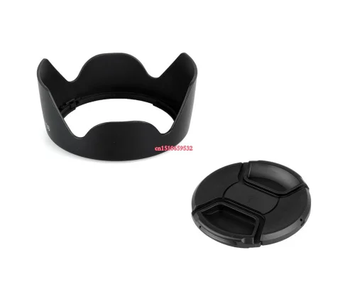 

2 in 1 EW-73B Lens Hood + 67mm Lens cap protection cover for 650D 550D 600D 60D 700D 18-135 17-85 mm Lens