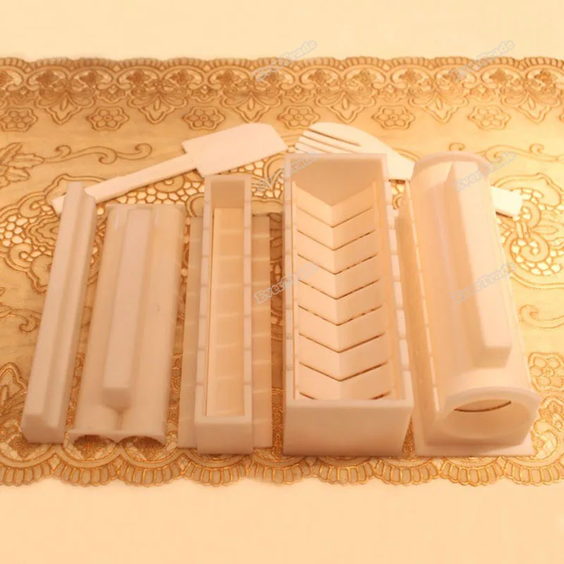 traderoom Special! 10Pcs Practical Home Kitchen Dinner Healthy Sushi Maker Kit Rice Mold Making Set Exquisite! | Дом и сад