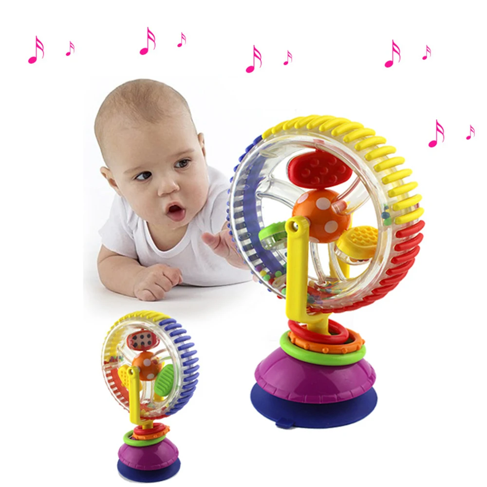 18 см детские погремушки игрушки триколор Мульти-сенсорный экран вращающееся