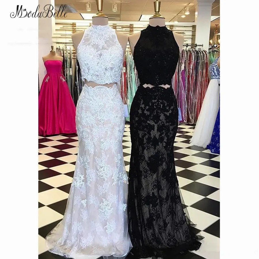 Modabelle/Белое платье для выпускного вечера из двух предметов Vestido Gala кружевное с