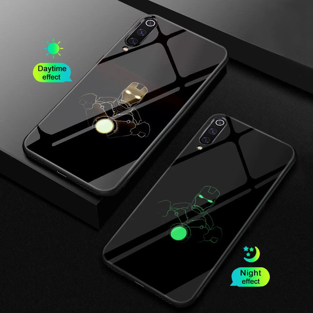WM03791 Ciciber для Xiaomi mi 9 8 A2 6X9 T mi X 2 2S PocoPhone F1 стеклянные чехлы для телефонов Red mi Note 7 8 6 Pro Plus чехол Marvel Deadpool - Цвет: WM03791