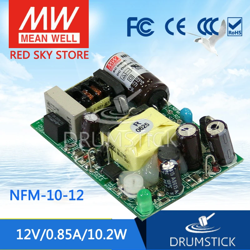 

transmit MEAN WELL Taiwan NFM-10-5/15/24V 10W medical PCB type single output bare board power supply