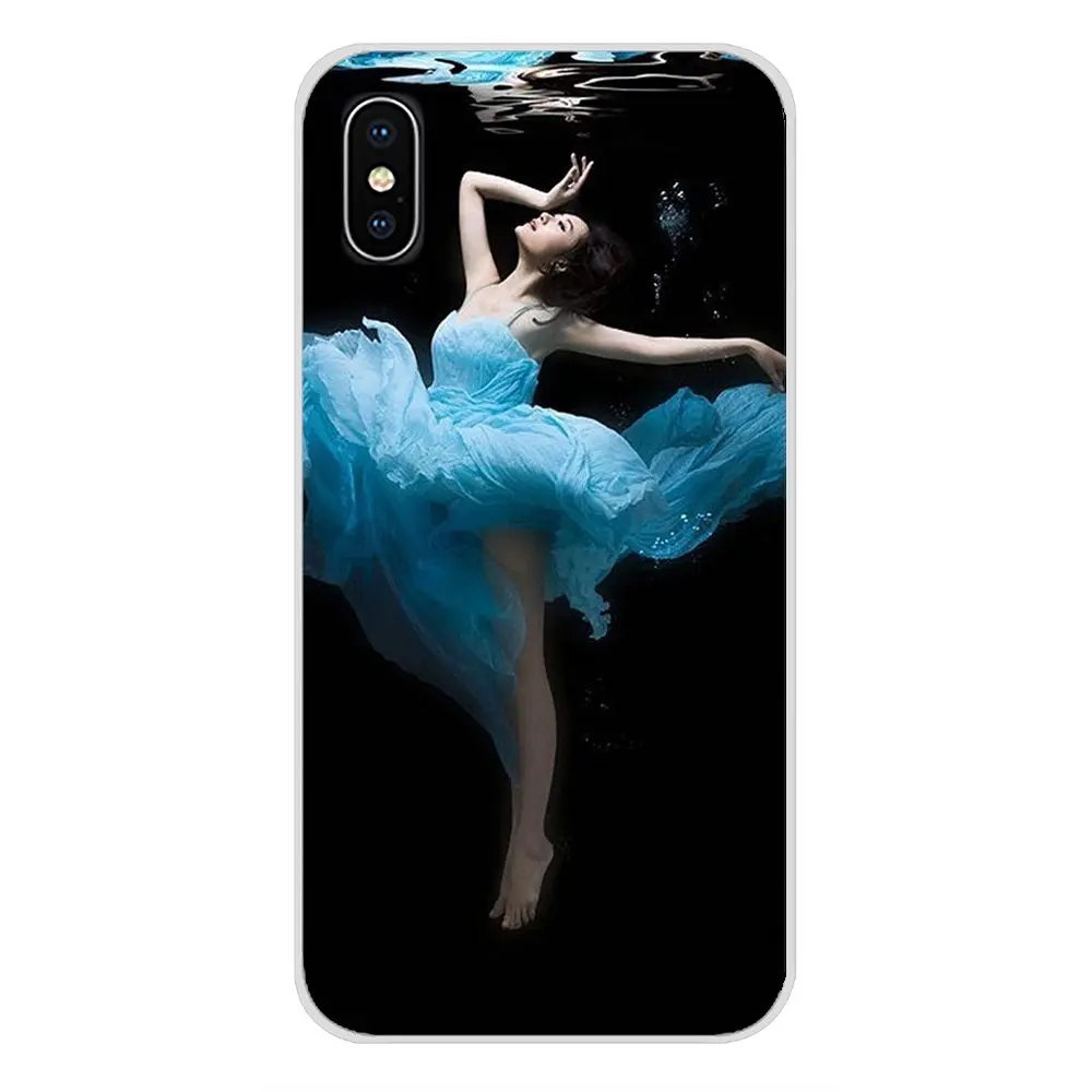 Силиконовый чехол для Apple iPhone X XR XS MAX 4 4S 5 5S 5C SE 6 6S 7 8 Plus ipod touch Love Ballet Dance Forever Art