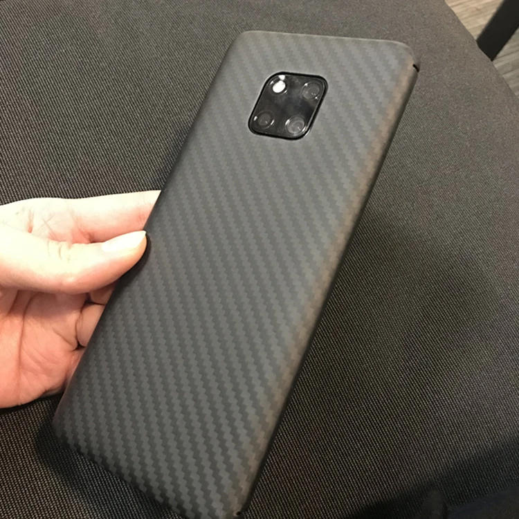 Ультралегкий матовый чехол из 100% натурального углеродного волокна для Huawei Mate 20