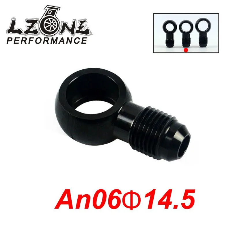 LZONE алюминиевый адаптер banjo болт AN6 AN 6 an до 14 5 мм тормозной фитинг черный JR SL776 06