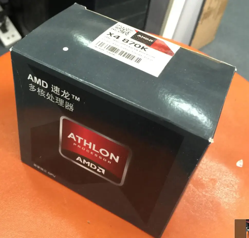 AMD Athlon X4 870K X870K в коробке с радиатором FM2 четырехъядерный процессор 100% работает