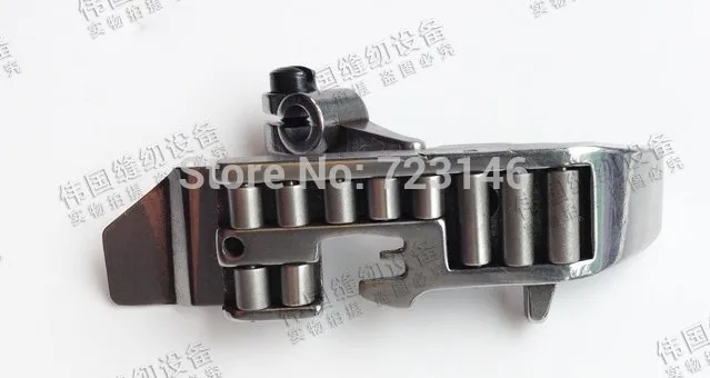 

FREE SHIPPING Steel P253E-4 SIRUBA747 flat-seaming machine leather roller presser foot computer flat car 10 wheel presser foot