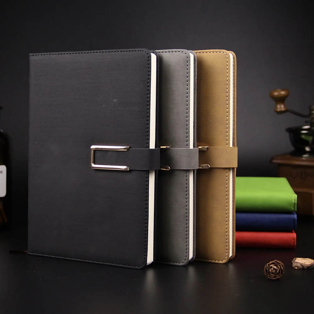 Индивидуальный дешевый блокнот A5 из искусственной кожи деловой ежедневник