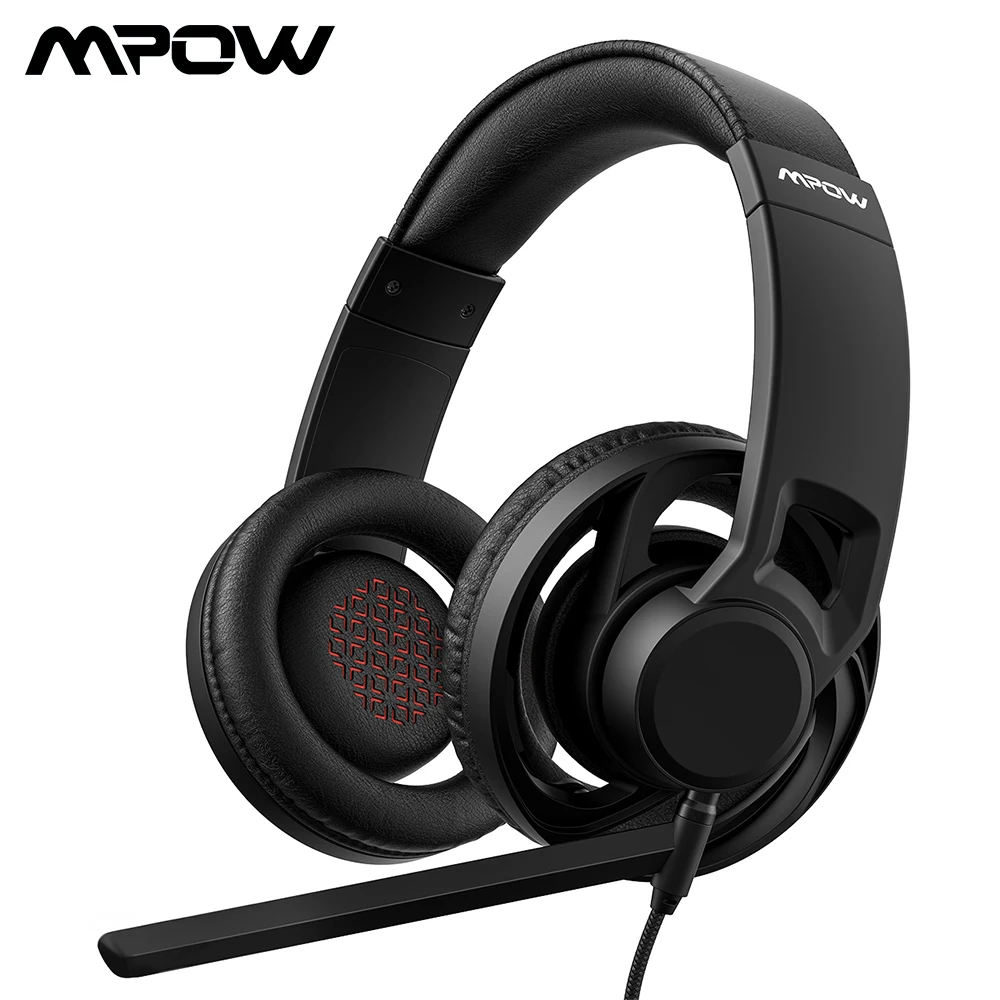 Проводная игровая гарнитура Mpow EG5 3 5 мм дышащие наушники для игр с микрофоном и