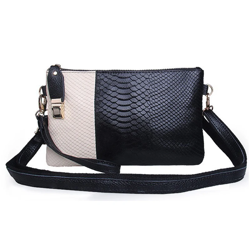 Кожаный женский клатч модные женские кожаные сумки мессенджеры на плечо для