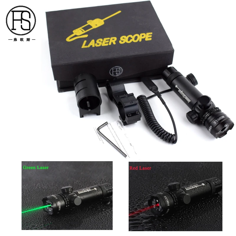 

Tactical Laser Red Green Laser Sight Scope For 20mm Rail Hunting Rifle Gun Riflescope